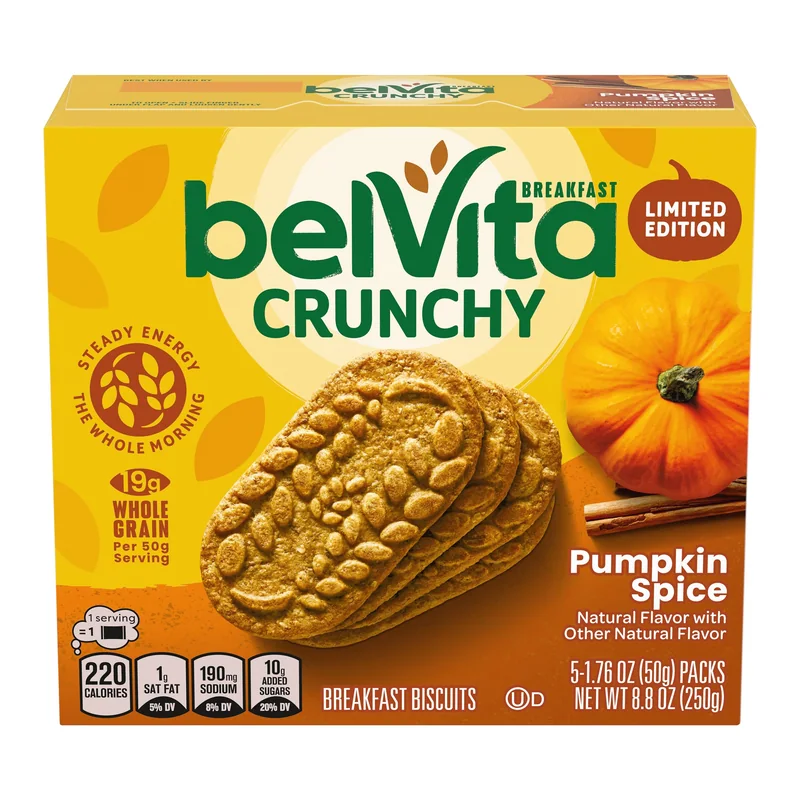 belVita Pumpkin Spice Breakfast Biscuits
