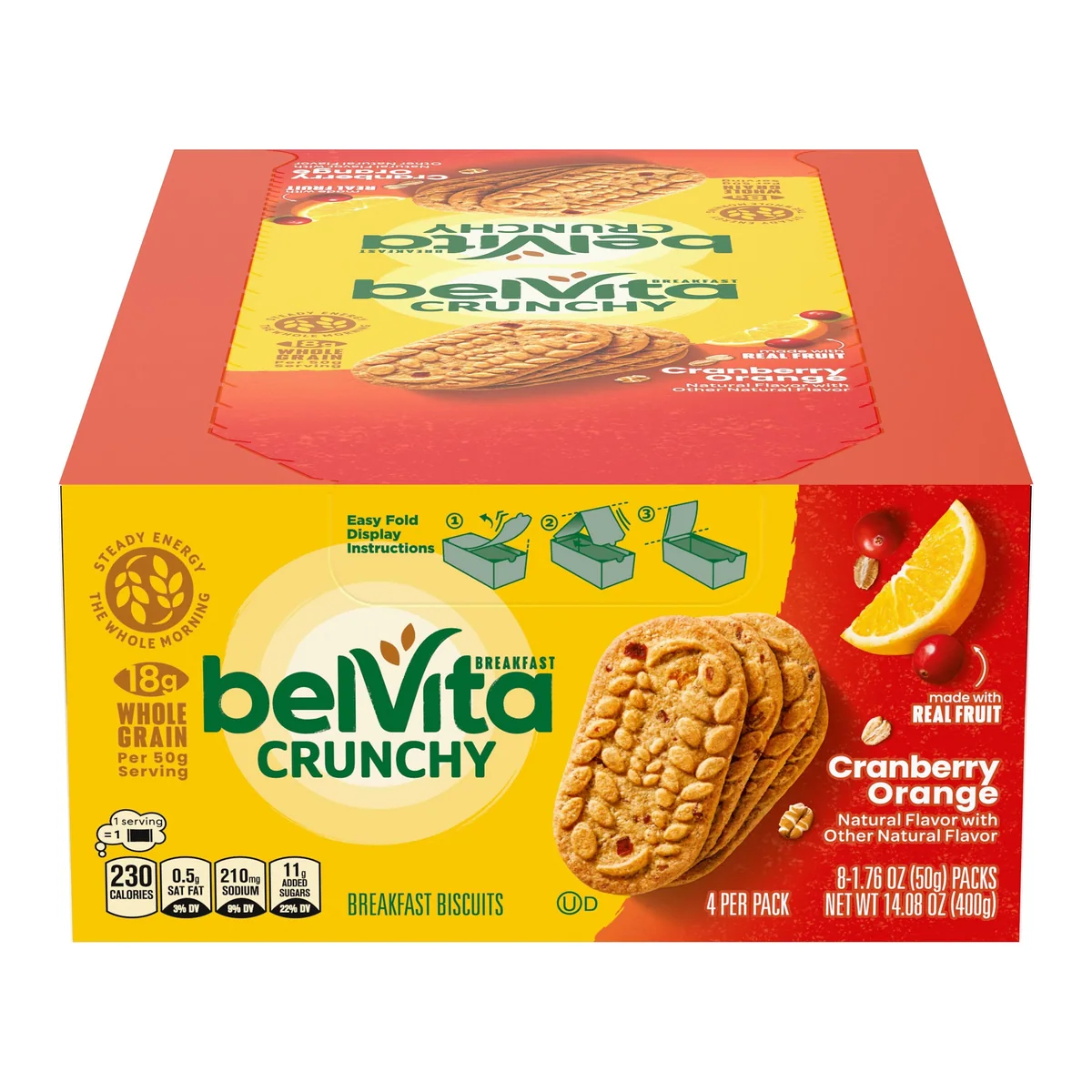 belVita Cranberry Orange Breakfast Biscuits