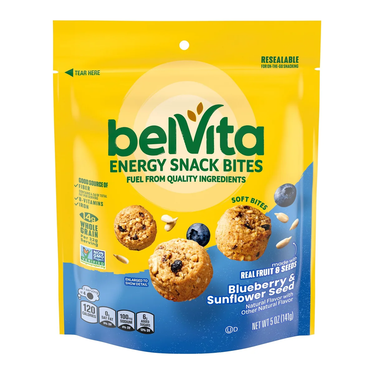 belVita Energy Snack Bites Blueberry