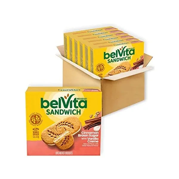 belVita Cinnamon Brown Sugar & Vanilla Creme Sandwiches